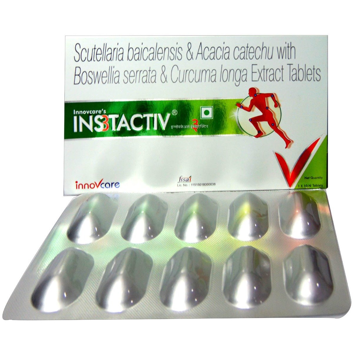 INS3Tactiv Tablet 10's, Pack of 10 INS3Tactiv Tablet 10's, Pack of 10