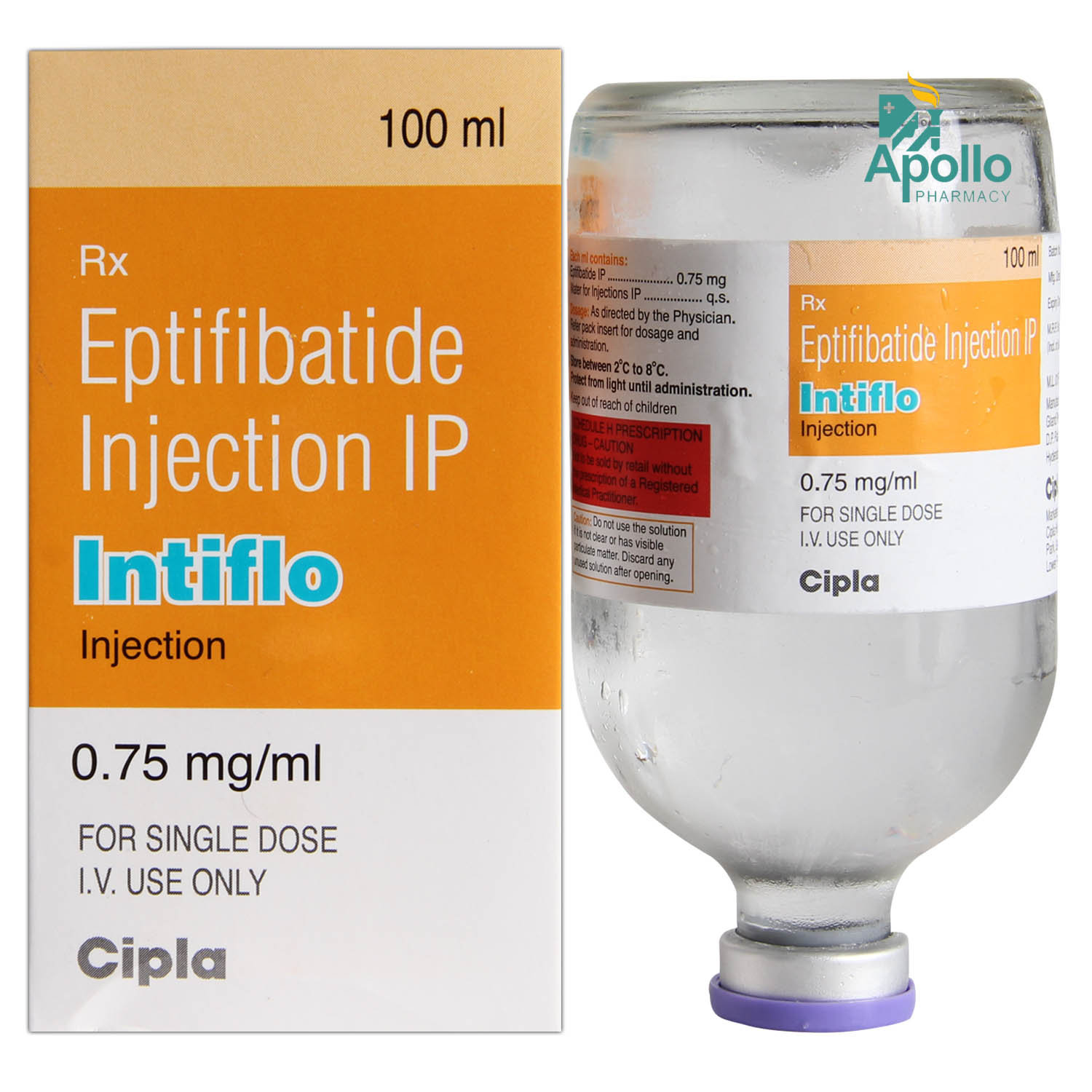 Intiflo 0.75mg/100ml Injection, Pack of 1 Injection Intiflo 0.75mg/100ml Injection, Pack of 1 Injection