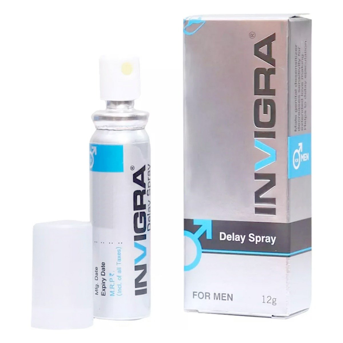 Invigra Delay Spray for Men, 12 gm, Pack of 1 Invigra Delay Spray for Men, 12 gm, Pack of 1