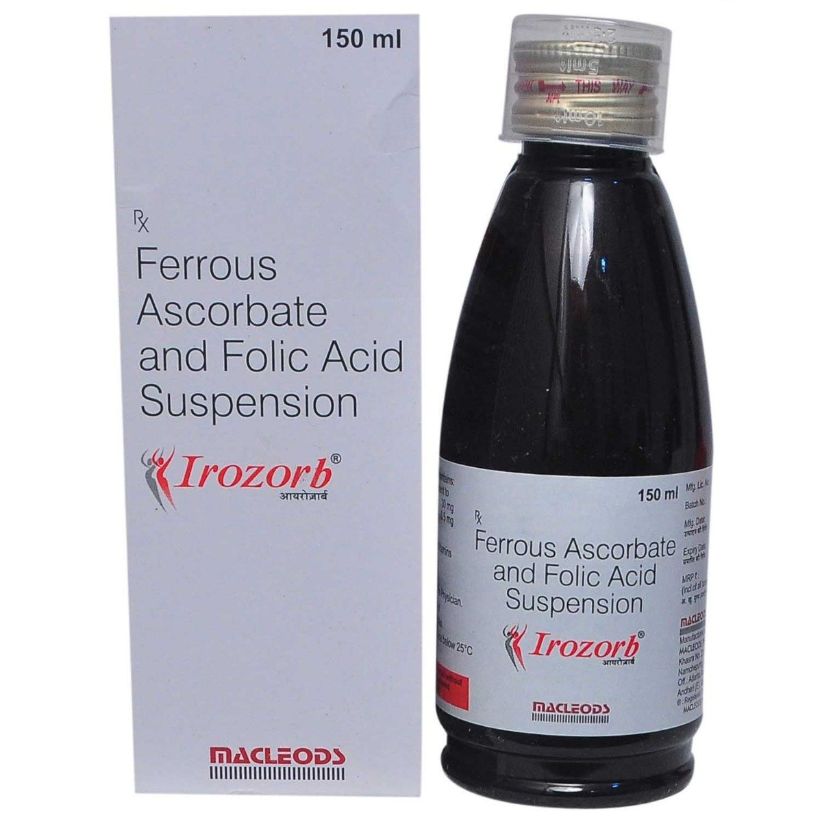 Irozorb Suspension 150 ml, Pack of 1 ORAL SUSPENSION Irozorb Suspension 150 ml, Pack of 1 ORAL SUSPENSION