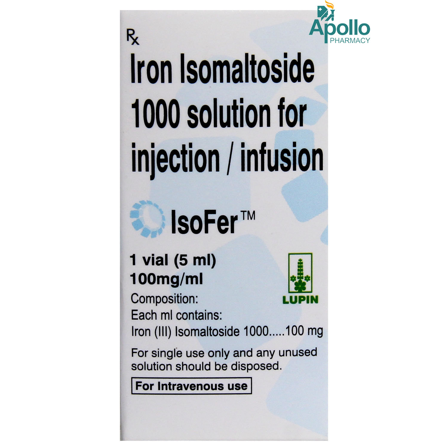 Isofer Injection 5 ml, Pack of 1 Injection Isofer Injection 5 ml, Pack of 1 Injection