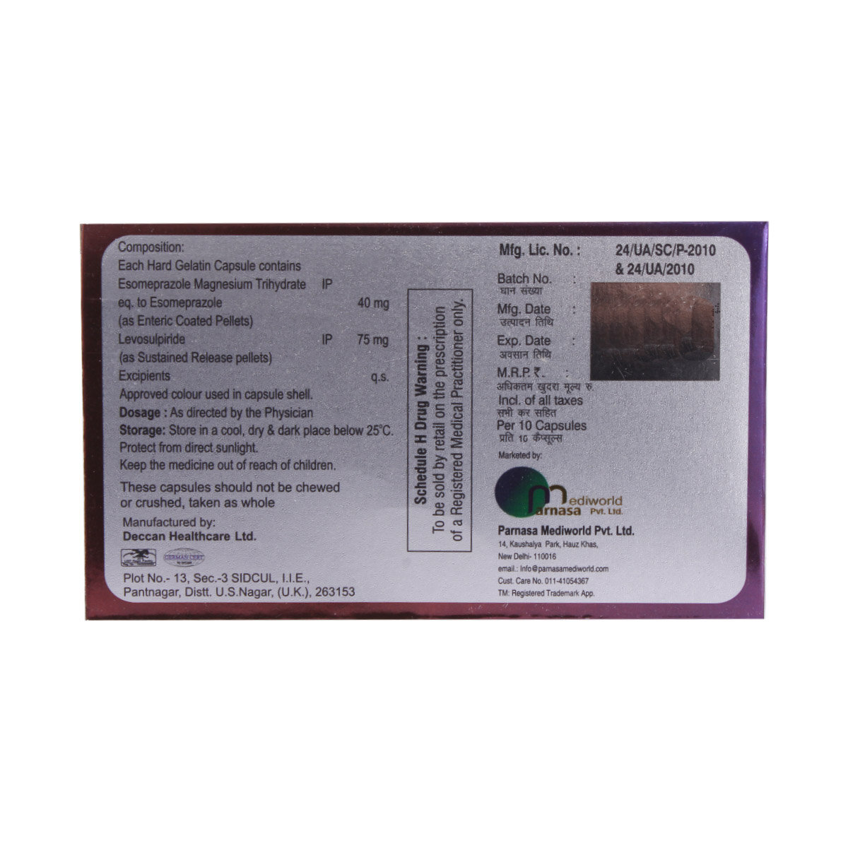 Isozole-L Capsule 10's, Pack of 10 CapsuleS Isozole-L Capsule 10's, Pack of 10 CapsuleS