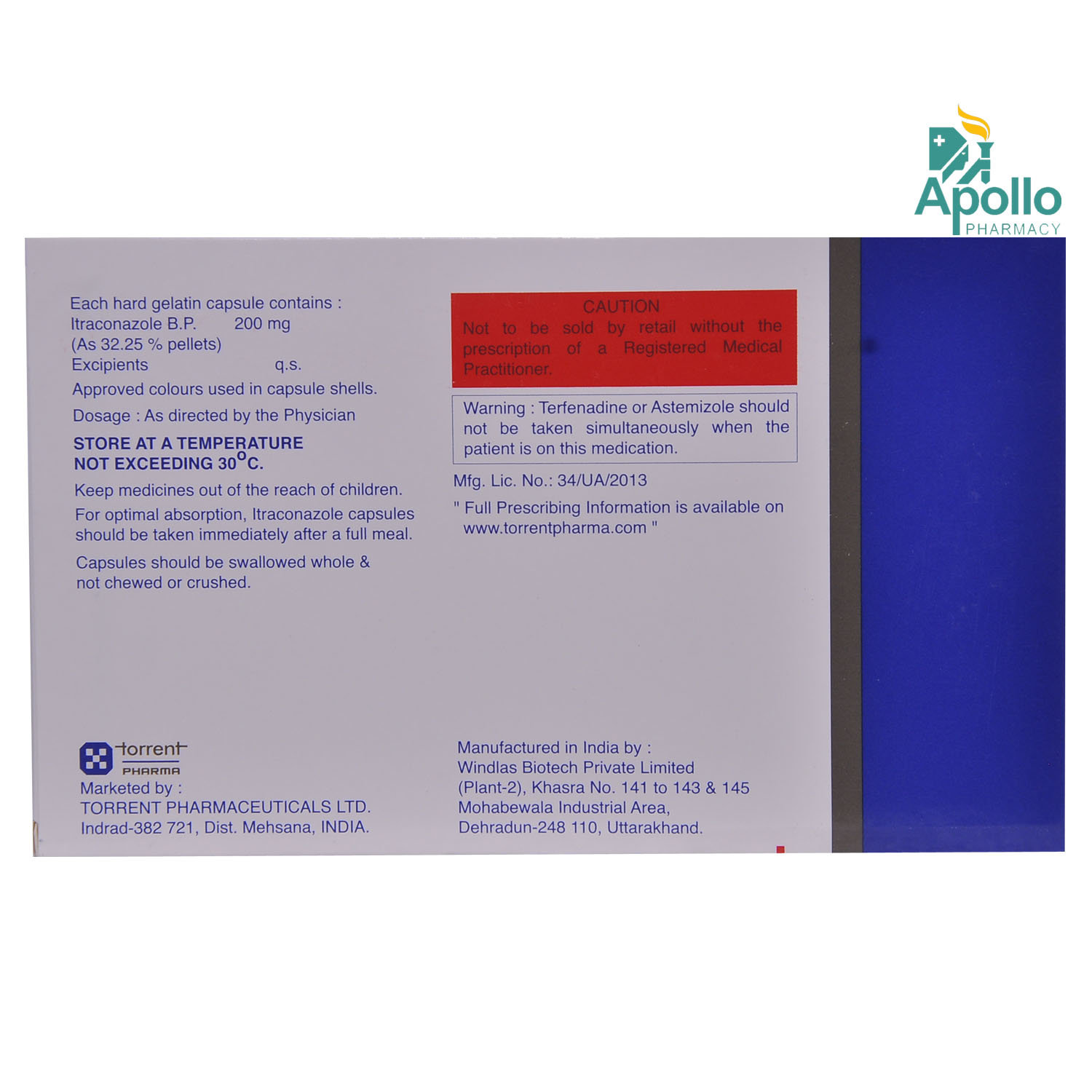 Itraclar 200 Capsule 10's, Pack of 10 CAPSULES Itraclar 200 Capsule 10's, Pack of 10 CAPSULES