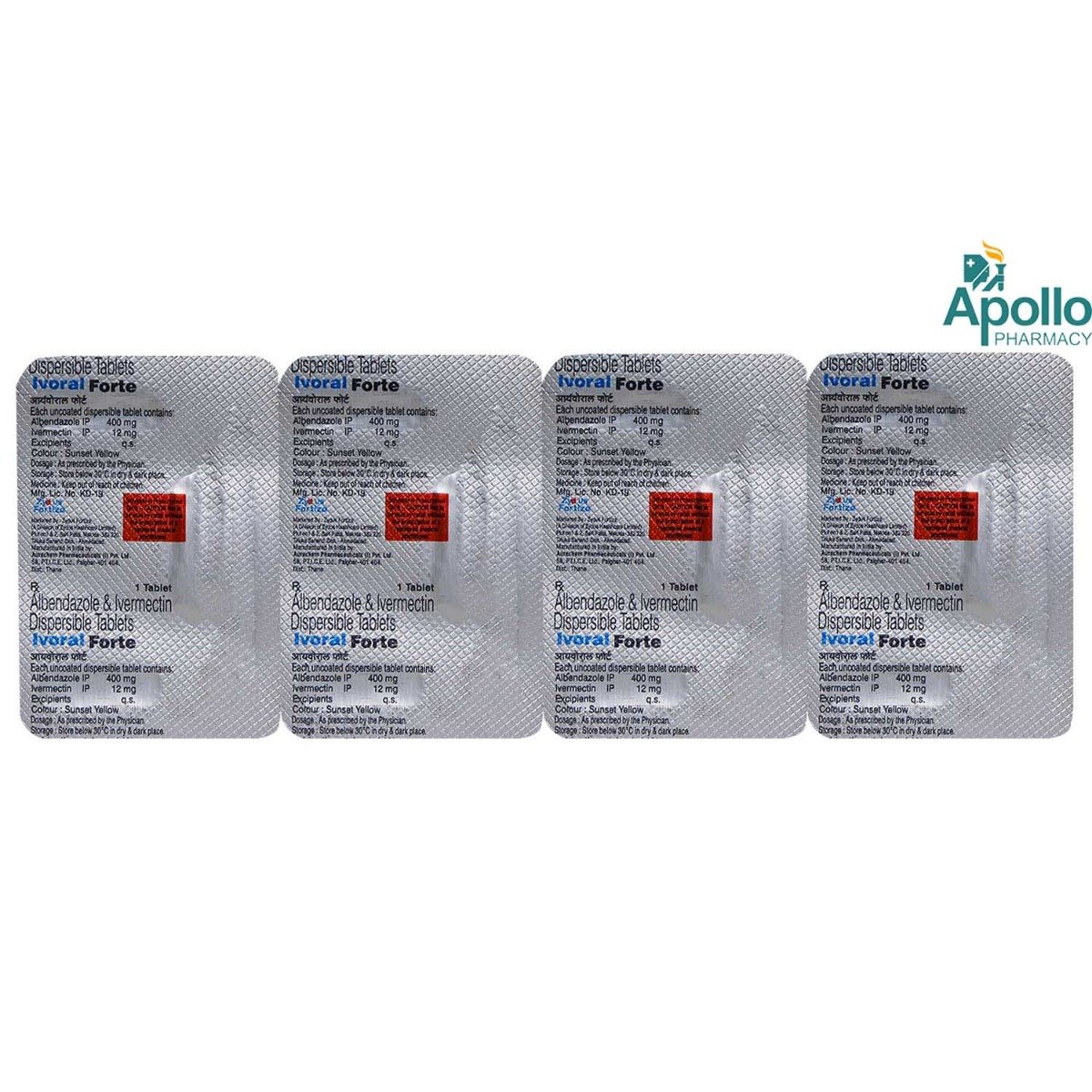 Ivoral Forte Tablet 1's, Pack of 1 TABLET Ivoral Forte Tablet 1's, Pack of 1 TABLET