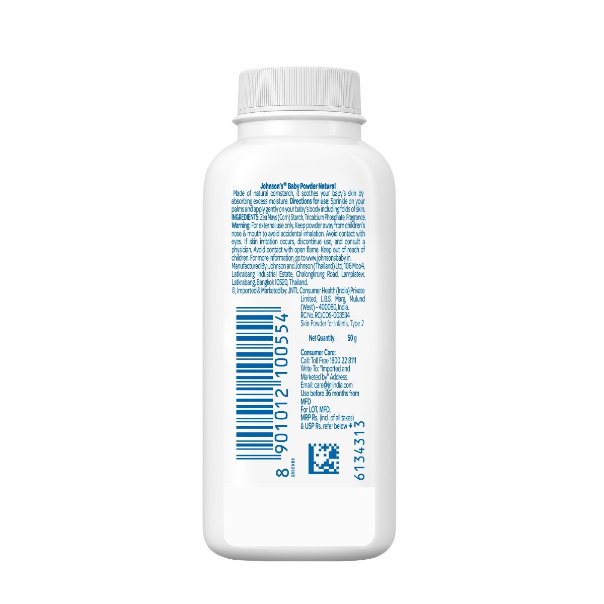 Johnson's Baby Natural Plant Based Powder, 50 gm, Pack of 1 Johnson's Baby Natural Plant Based Powder, 50 gm, Pack of 1