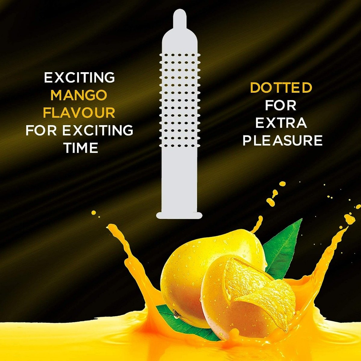 KamaSutra Mango Pleasure Flavoured Condoms, 10 Count, Pack of 1 KamaSutra Mango Pleasure Flavoured Condoms, 10 Count, Pack of 1