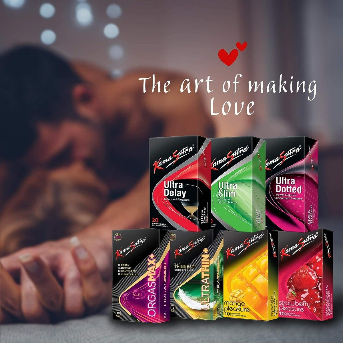 KamaSutra Mango Pleasure Flavoured Condoms, 10 Count, Pack of 1 KamaSutra Mango Pleasure Flavoured Condoms, 10 Count, Pack of 1