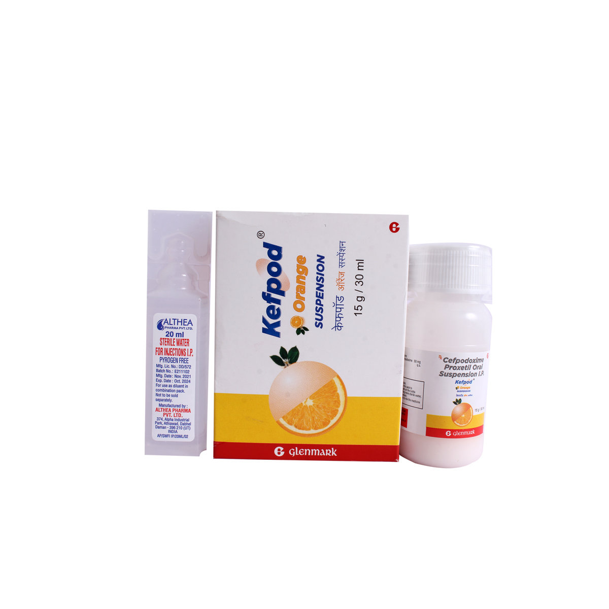 Kefpod 50 mg Orange Suspension 30 ml, Pack of 1 Oral Suspension Kefpod 50 mg Orange Suspension 30 ml, Pack of 1 Oral Suspension