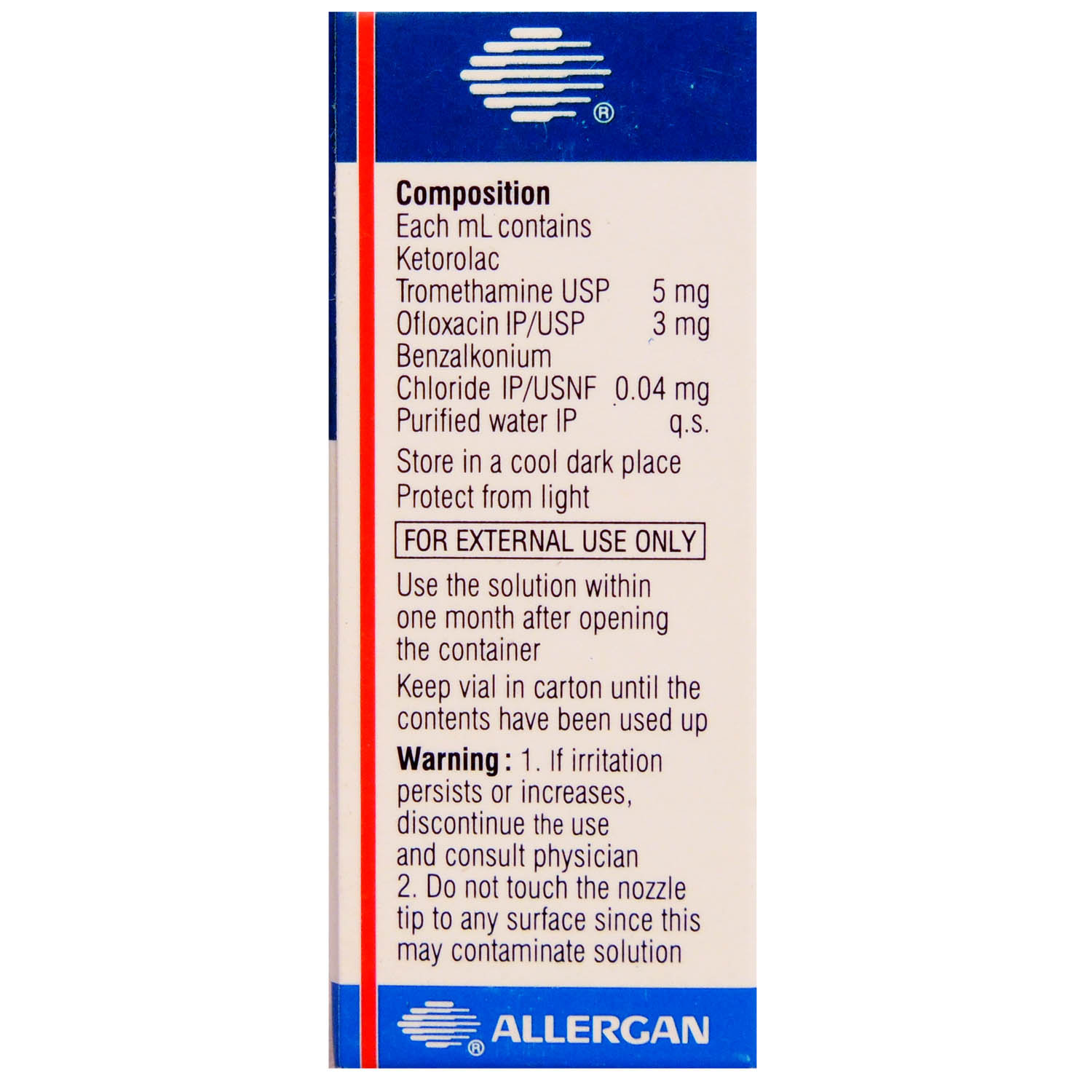 Ketoflox Opthalmic Solution 5 ml, Pack of 1 EYE DROPS Ketoflox Opthalmic Solution 5 ml, Pack of 1 EYE DROPS
