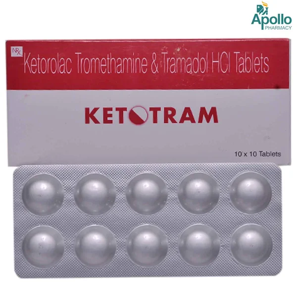 Ketotram Tablet 10's, Pack of 10 TABLETS