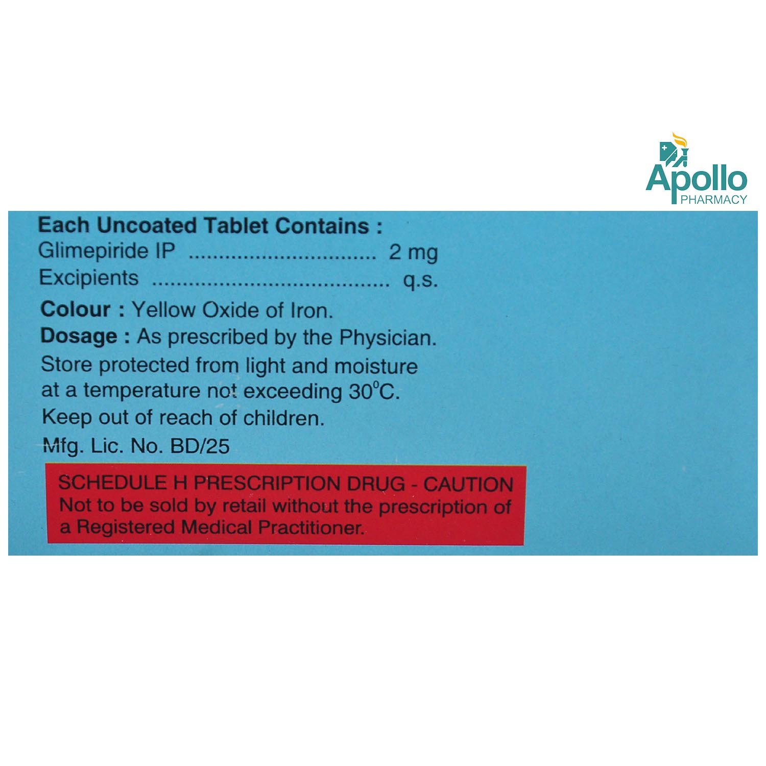 K-Glim 2 mg Tablet 10's, Pack of 10 TABLETS K-Glim 2 mg Tablet 10's, Pack of 10 TABLETS