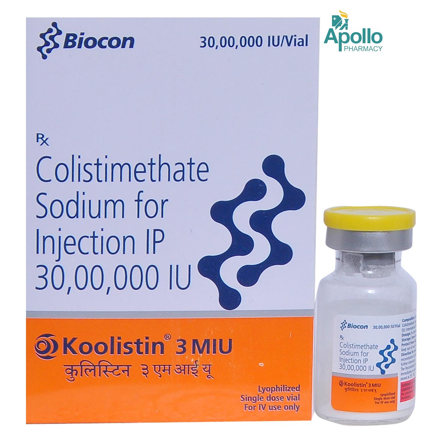 Koolistin 3miu Injection, Pack of 1 Injection Koolistin 3miu Injection, Pack of 1 Injection