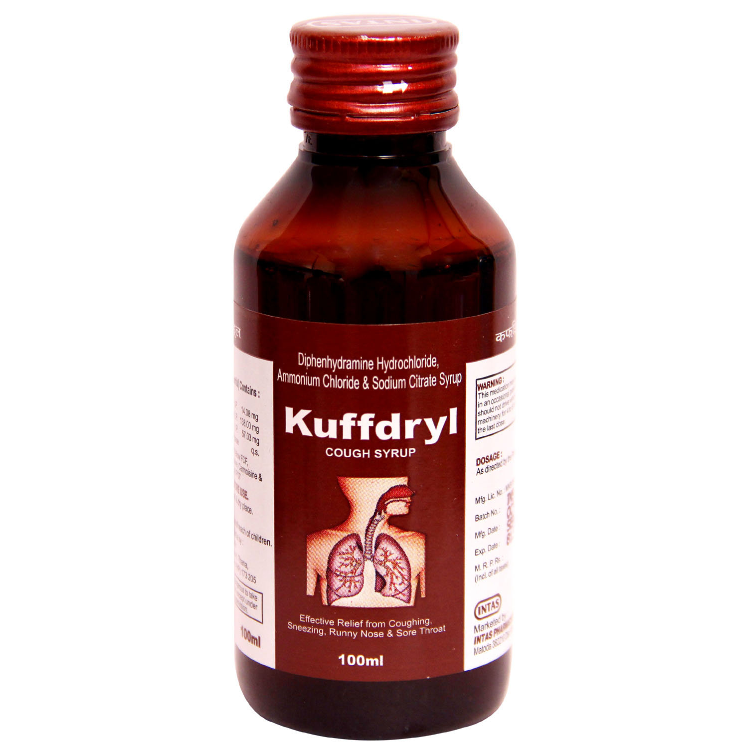 Kuffdryl Syrup 100 ml, Pack of 1 SYRUP Kuffdryl Syrup 100 ml, Pack of 1 SYRUP
