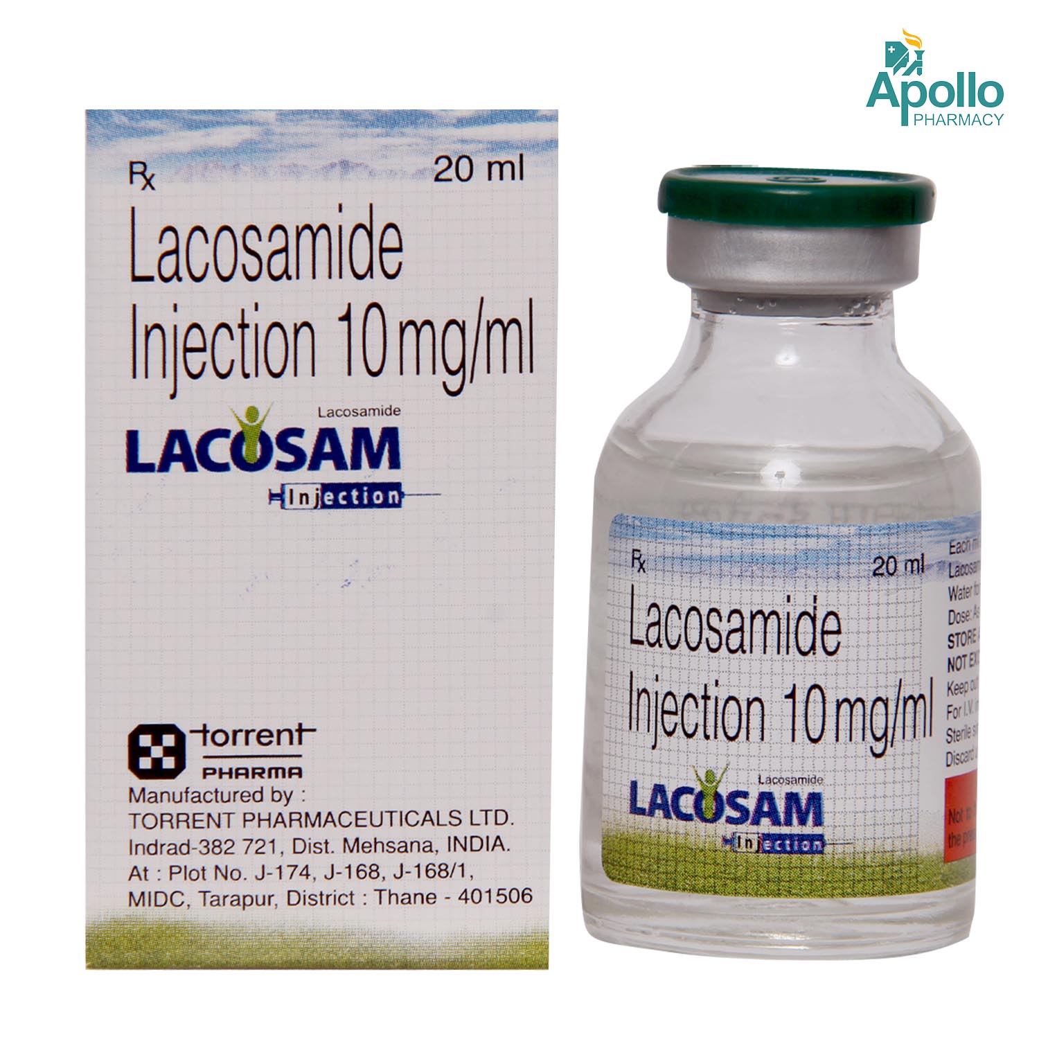 Lacosam Injection 20 ml, Pack of 1 INJECTION Lacosam Injection 20 ml, Pack of 1 INJECTION