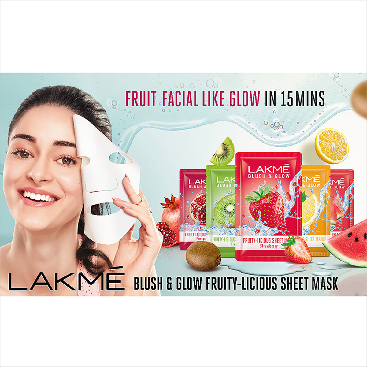 Lakme Blush & Glow Lemon Fresh Sheet Mask 25 ml | With Pure Lemon Extract | Fruit Facial Like Glow In 15 Min | For Rejuvenated Feel, Pack of 1 Lakme Blush & Glow Lemon Fresh Sheet Mask 25 ml | With Pure Lemon Extract | Fruit Facial Like Glow In 15 Min | For Rejuvenated Feel, Pack of 1