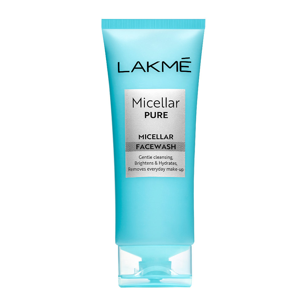 Lakme Micellar Pure Micellar Face Wash 100 gm | Gentle Cleansing | Removes Makeup | Brightens & Hydrates Skin | Deep Pore Cleansing | For All Skin Type, Pack of 1 Lakme Micellar Pure Micellar Face Wash 100 gm | Gentle Cleansing | Removes Makeup | Brightens & Hydrates Skin | Deep Pore Cleansing | For All Skin Type, Pack of 1
