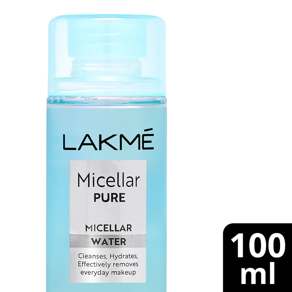 Lakme Micellar Pure Micellar Water, 100 ml, Pack of 1 Lakme Micellar Pure Micellar Water, 100 ml, Pack of 1