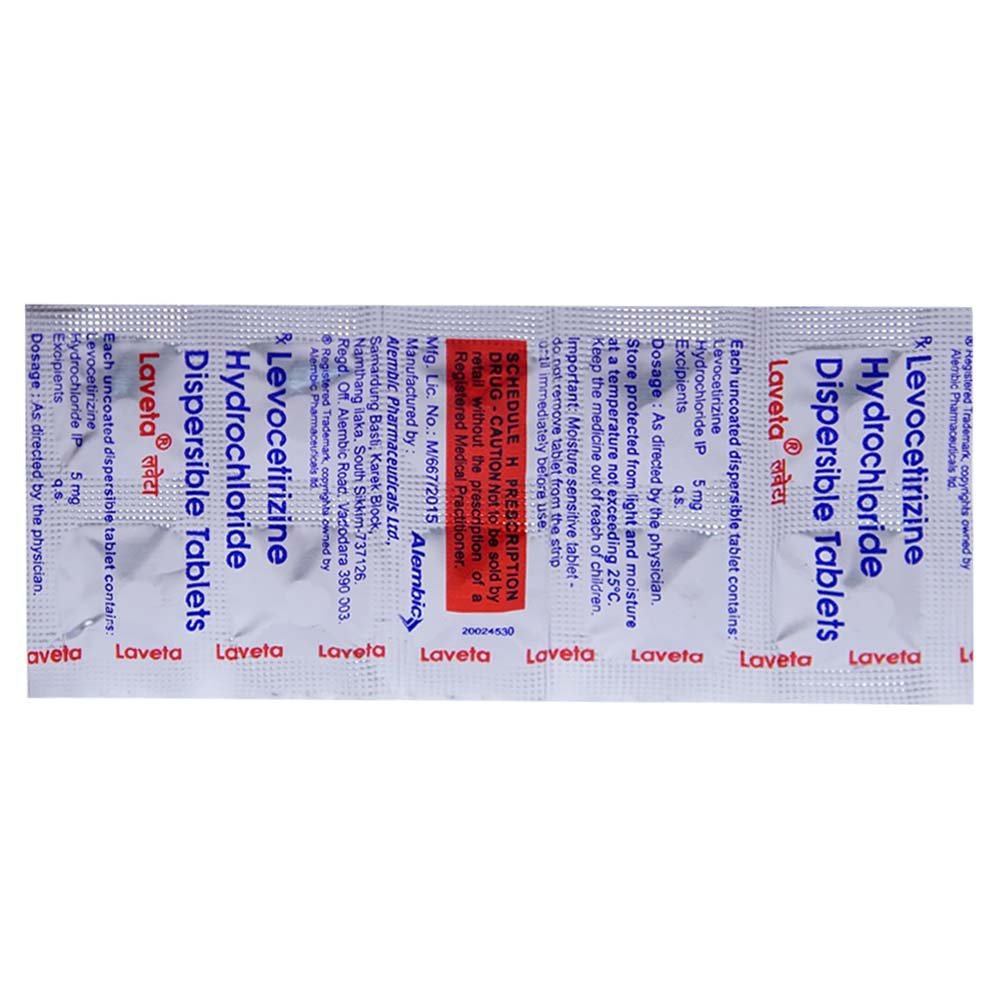 Laveta Tablet 10's, Pack of 10 TABLETS Laveta Tablet 10's, Pack of 10 TABLETS