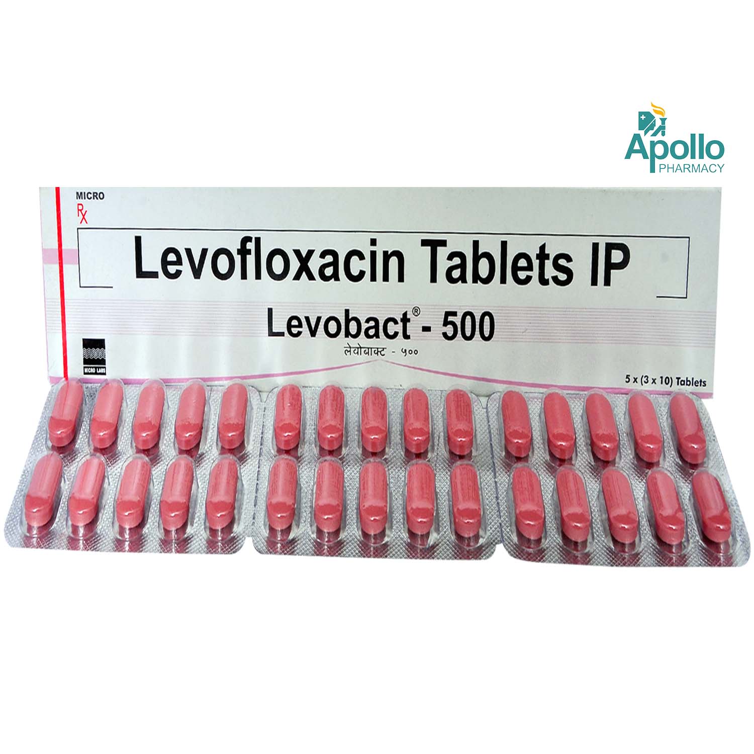 Levobact-500 Tablet 10's, Pack of 10 TABLETS Levobact-500 Tablet 10's, Pack of 10 TABLETS