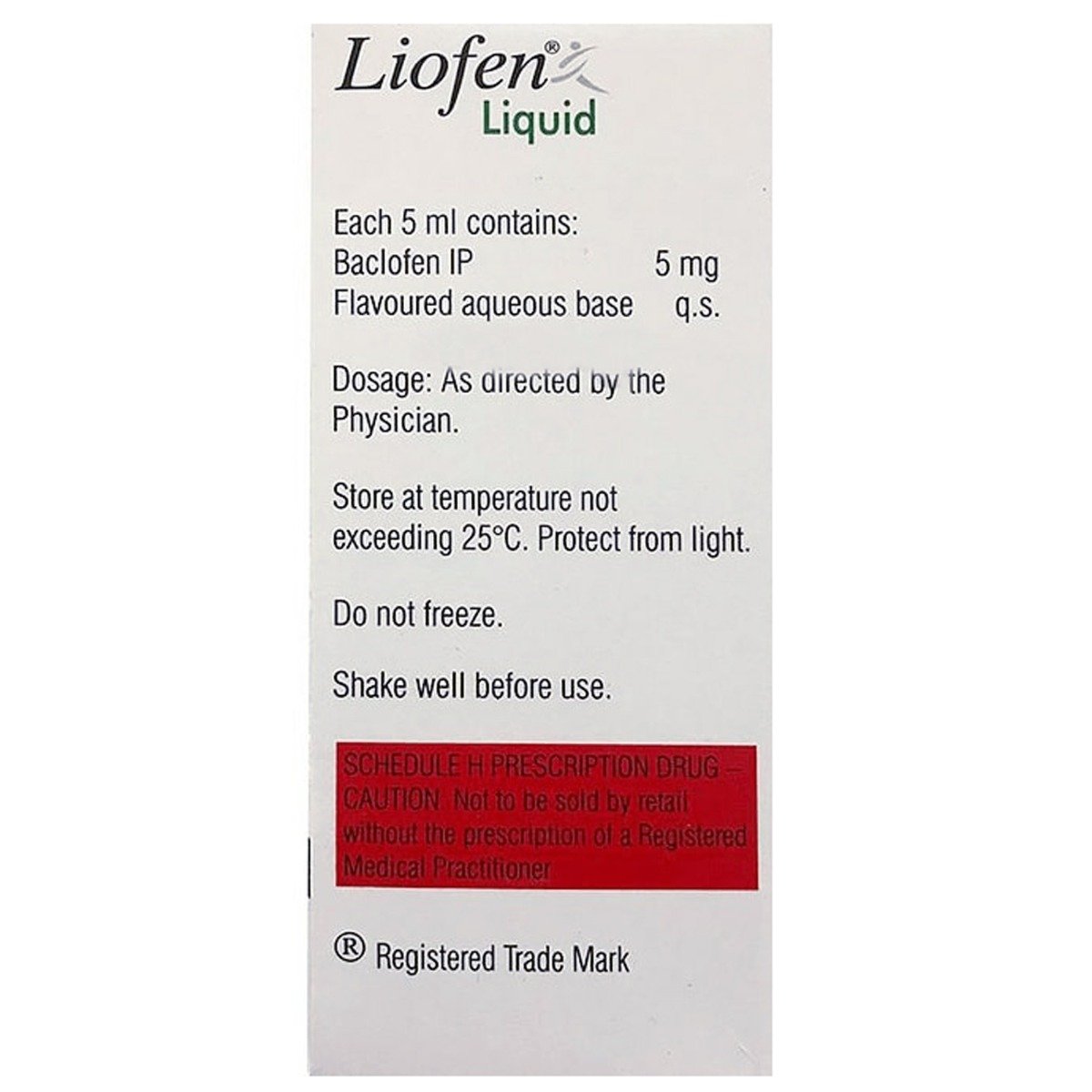 Liofen Liquid 100 ml, Pack of 1 LIQUID Liofen Liquid 100 ml, Pack of 1 LIQUID