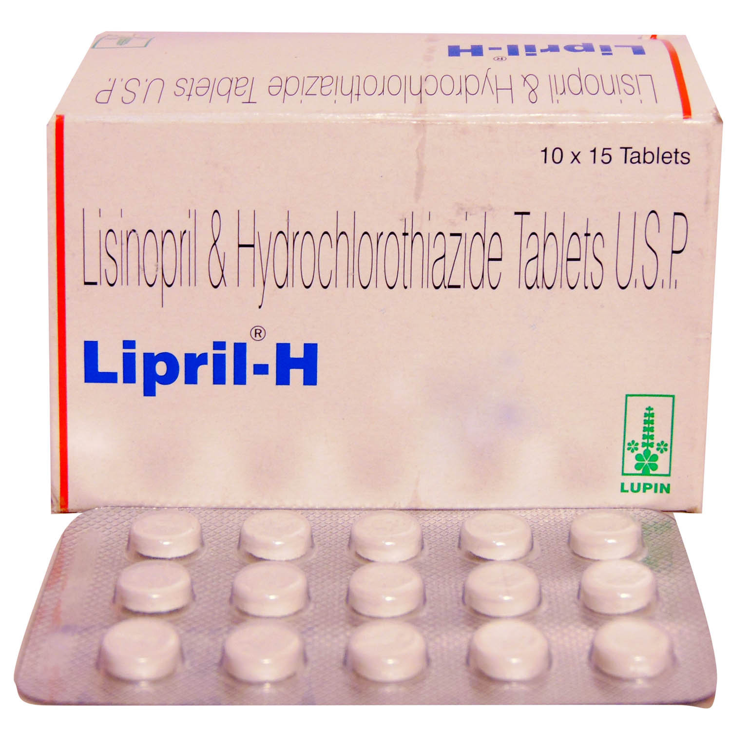 Lipril H Tablet 15's, Pack of 15 TabletS Lipril H Tablet 15's, Pack of 15 TabletS