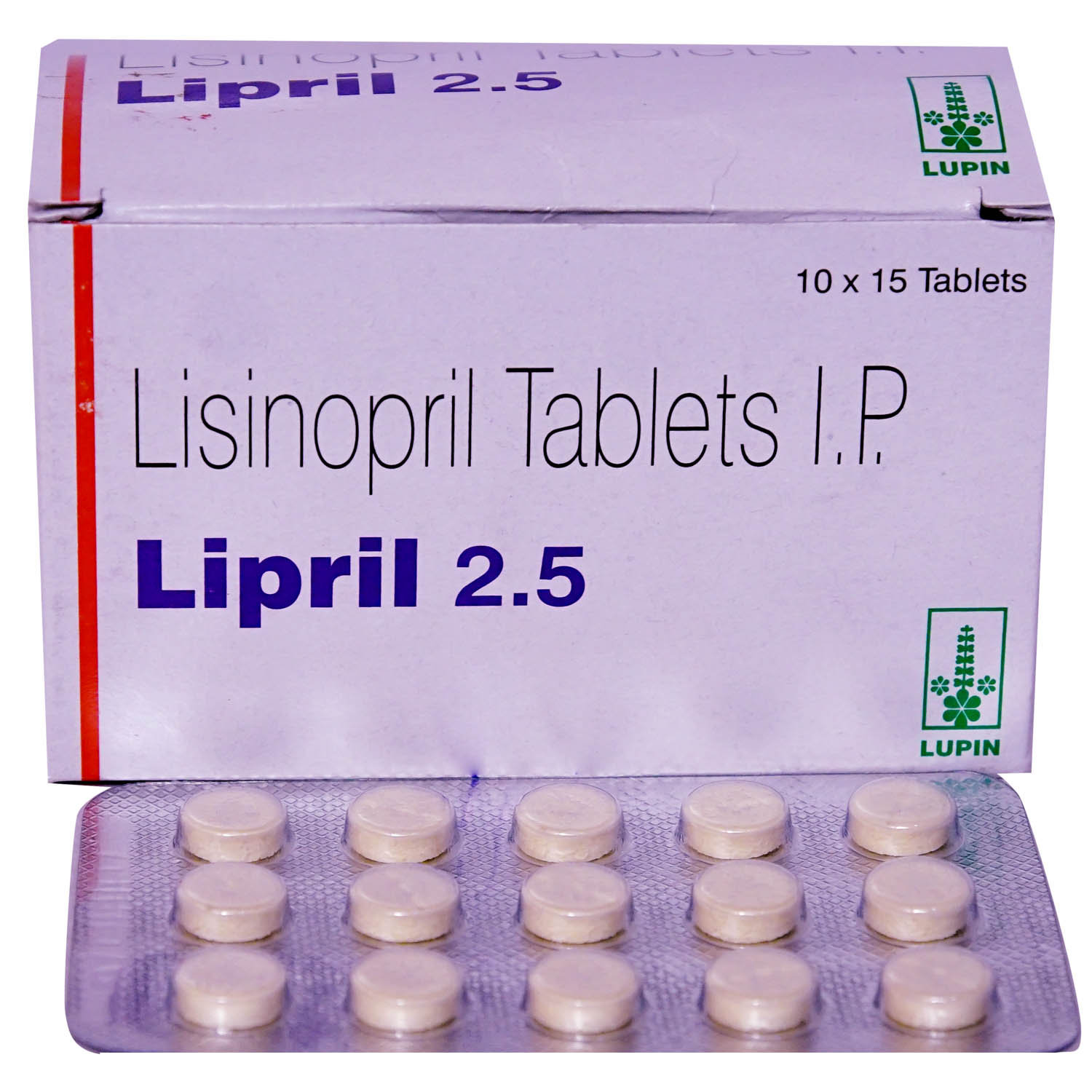 Lipril 2.5 Tablet 15's, Pack of 15 TABLETS Lipril 2.5 Tablet 15's, Pack of 15 TABLETS
