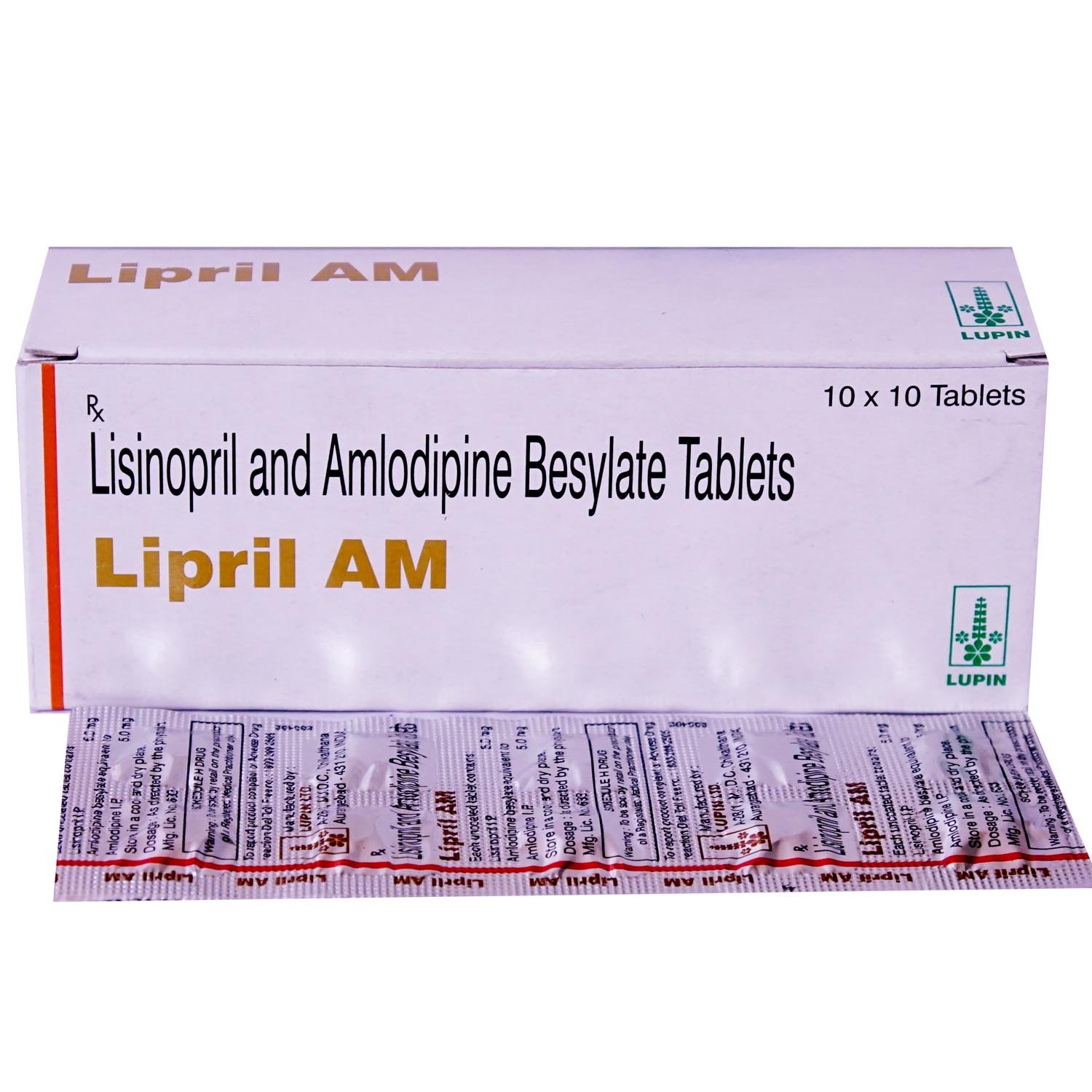 Lipril AM Tablet 10's, Pack of 10 TABLETS Lipril AM Tablet 10's, Pack of 10 TABLETS