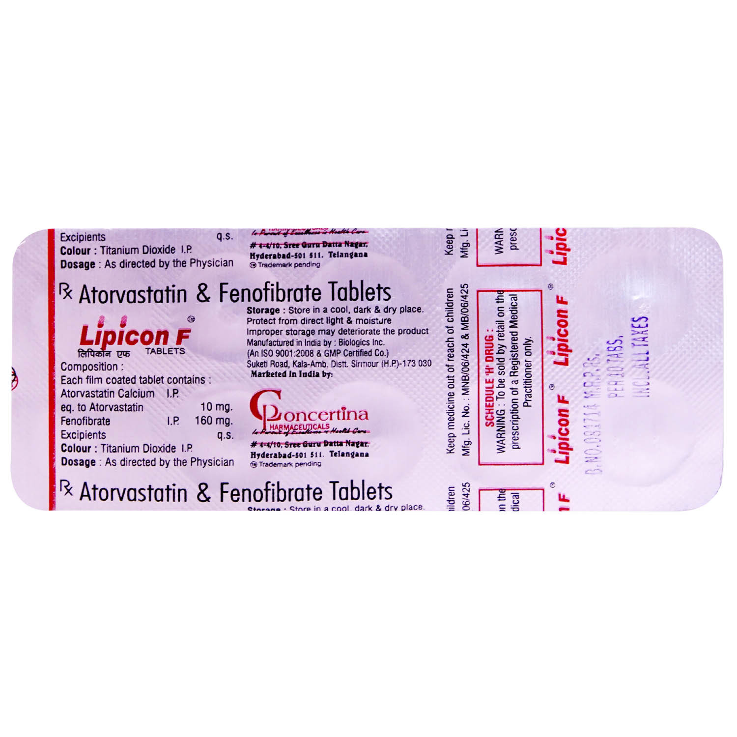 Lipicon-F Tablet 10's, Pack of 10 TabletS Lipicon-F Tablet 10's, Pack of 10 TabletS
