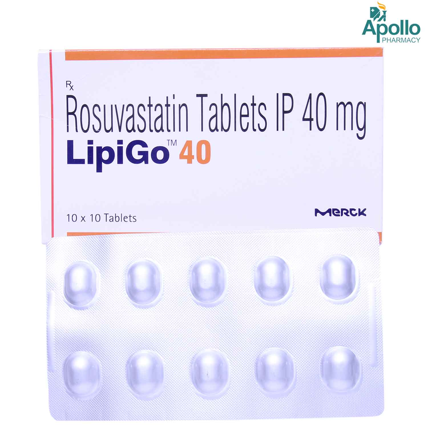 Lipigo 40 Tablet 10's, Pack of 10 TabletS Lipigo 40 Tablet 10's, Pack of 10 TabletS