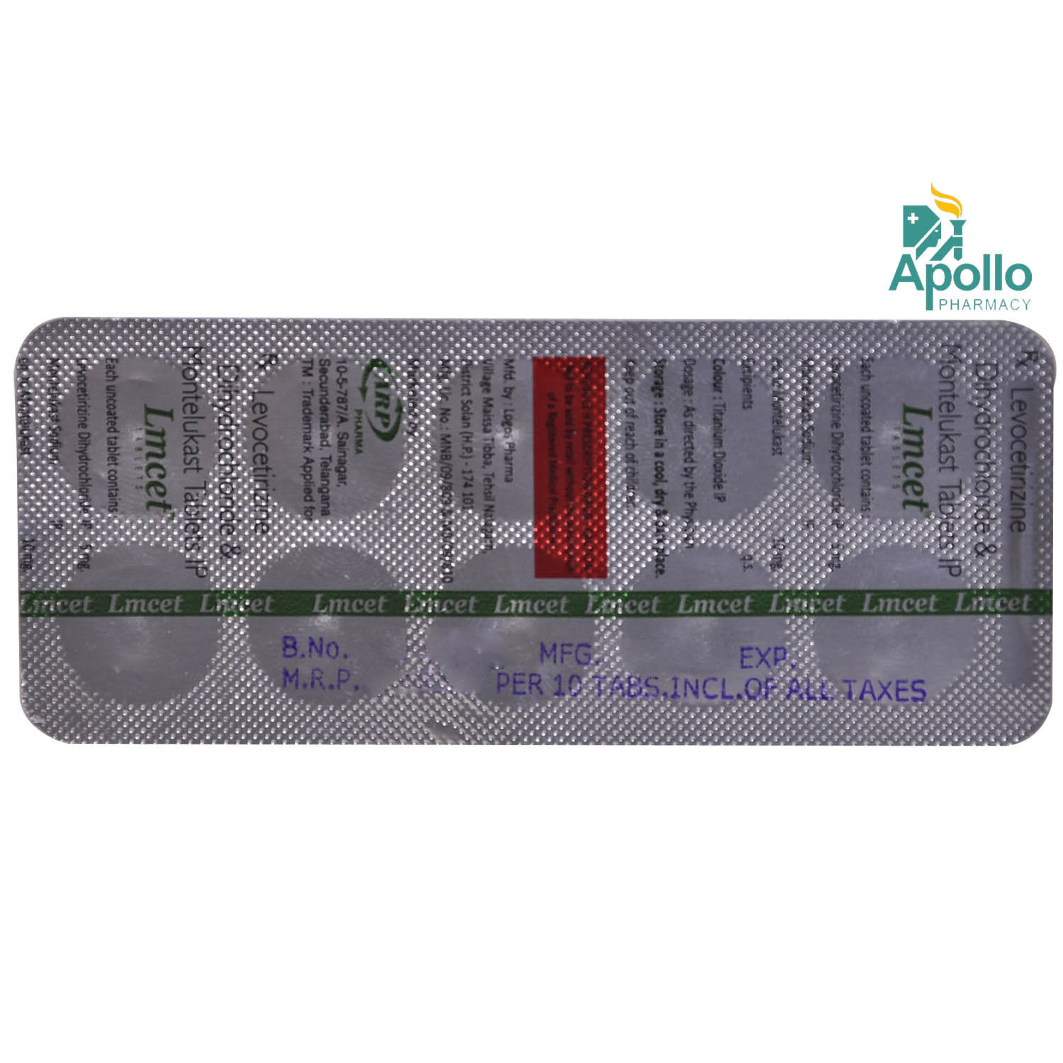 Lmcet Tablet 10's, Pack of 10 TABLETS Lmcet Tablet 10's, Pack of 10 TABLETS