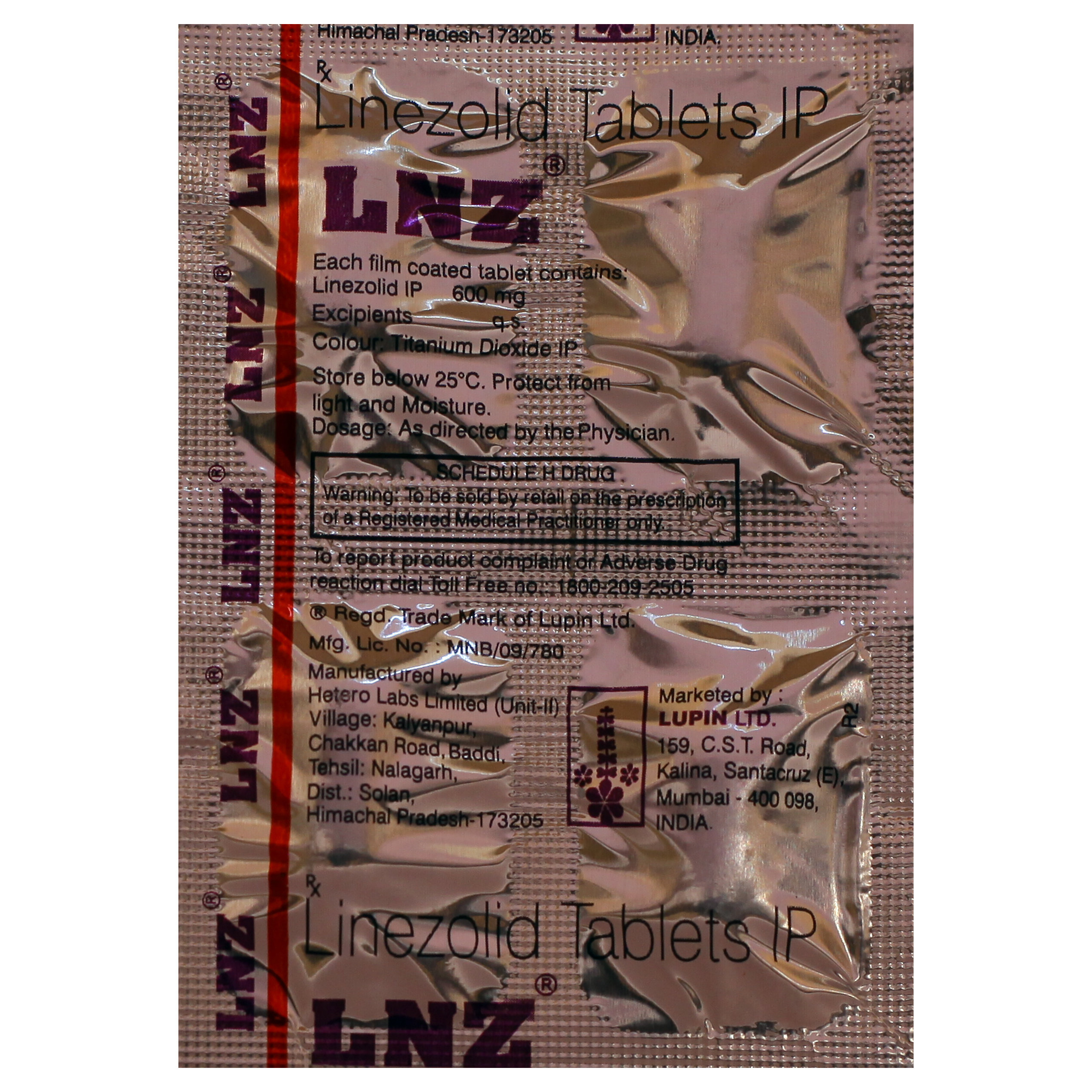 LNZ Tablet 4's, Pack of 4 TABLETS LNZ Tablet 4's, Pack of 4 TABLETS