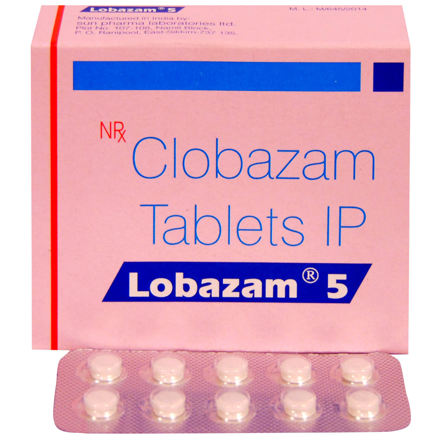 Lobazam 5 Tablet 10's, Pack of 10 TABLETS Lobazam 5 Tablet 10's, Pack of 10 TABLETS
