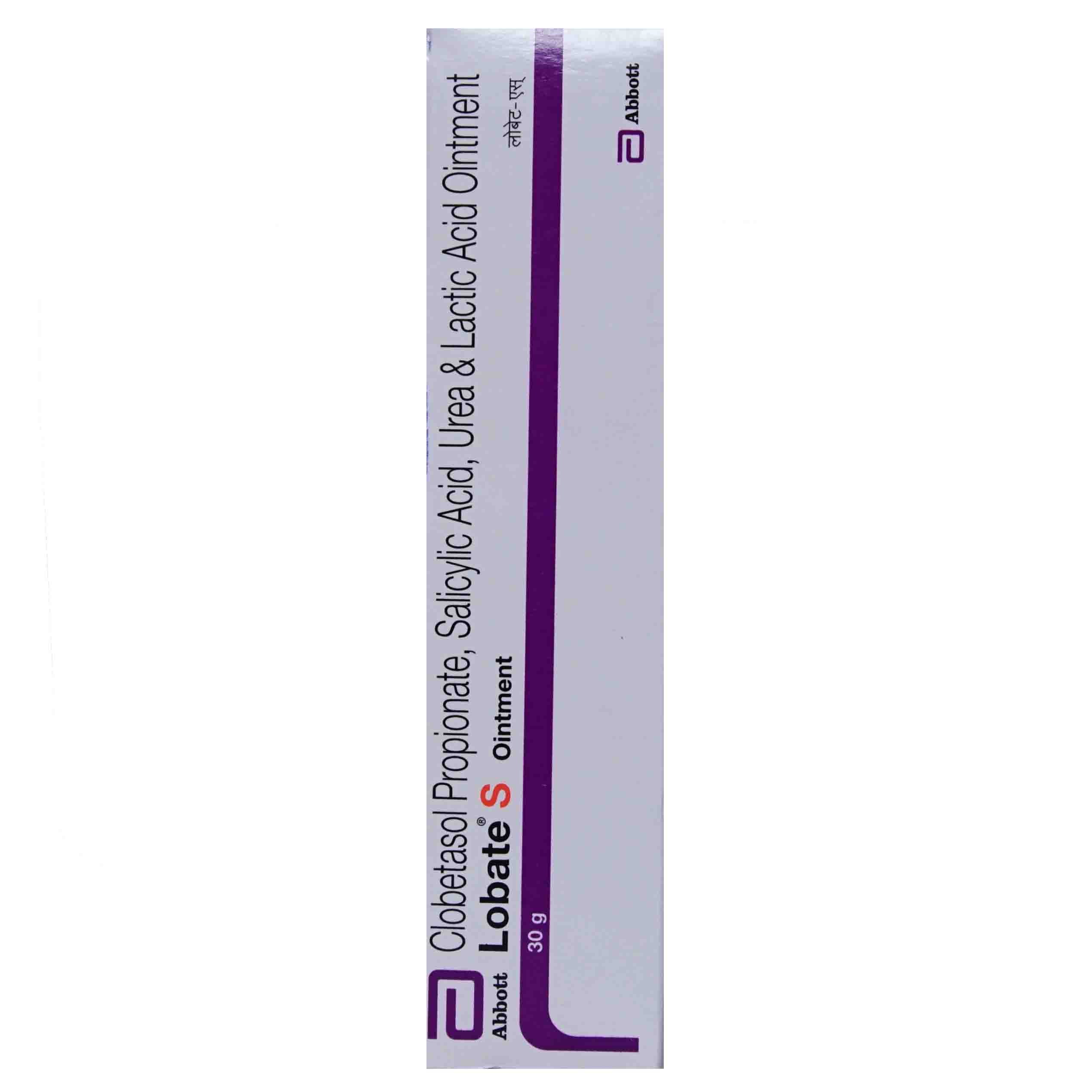 Lobate S Ointment 30 gm, Pack of 1 OINTMENT Lobate S Ointment 30 gm, Pack of 1 OINTMENT