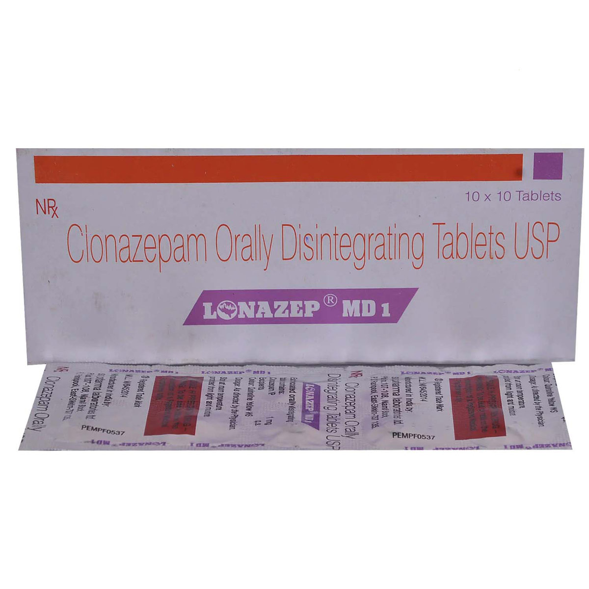 Lonazep MD 1 Tablet 10's, Pack of 10 TABLETS Lonazep MD 1 Tablet 10's, Pack of 10 TABLETS