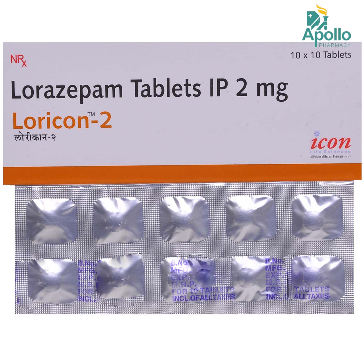 Loricon-2 Tablet 10's, Pack of 10 TABLETS Loricon-2 Tablet 10's, Pack of 10 TABLETS