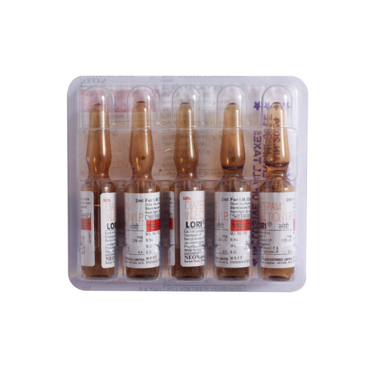 Lori Injection 2 ml, Pack of 1 injection Lori Injection 2 ml, Pack of 1 injection
