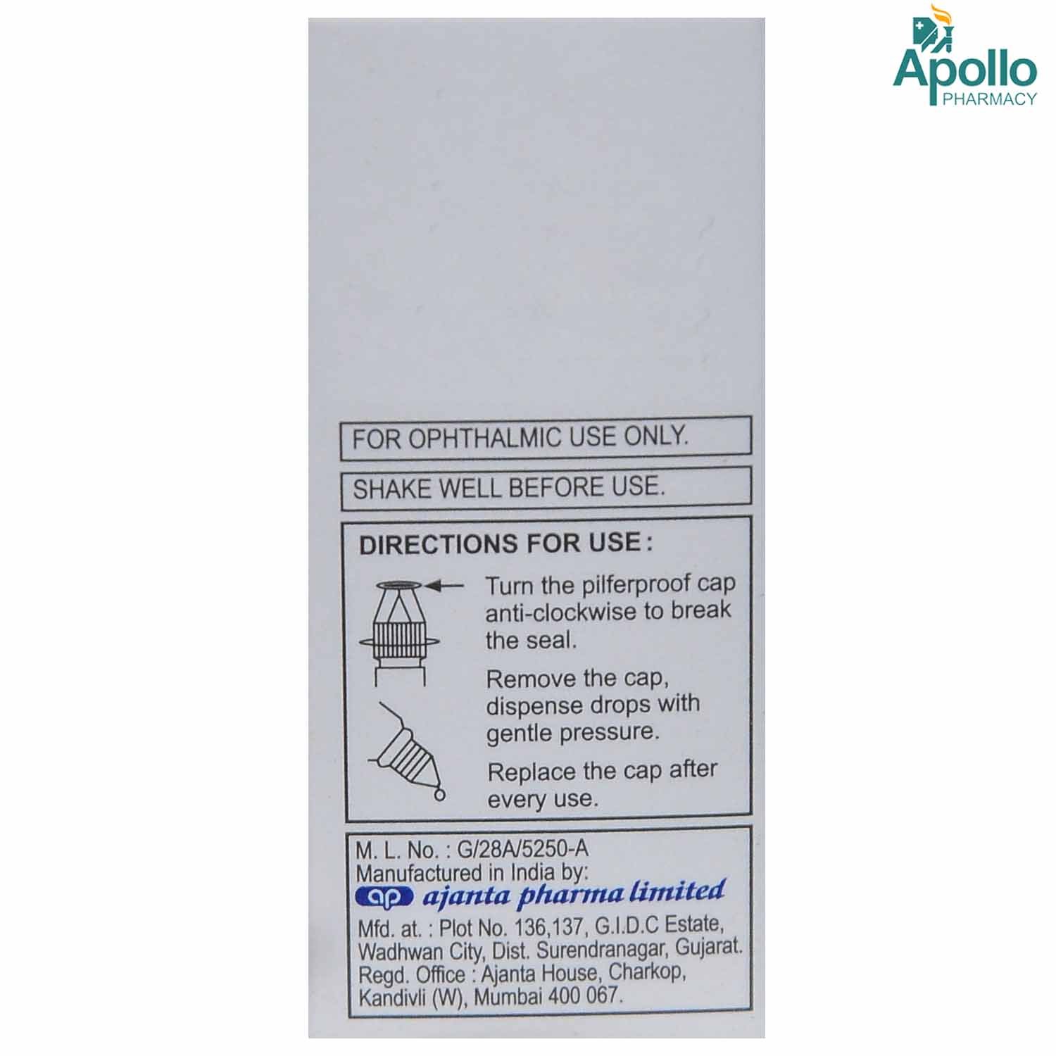 Lotegate Eye Drops 5 ml, Pack of 1 EYE DROPS Lotegate Eye Drops 5 ml, Pack of 1 EYE DROPS