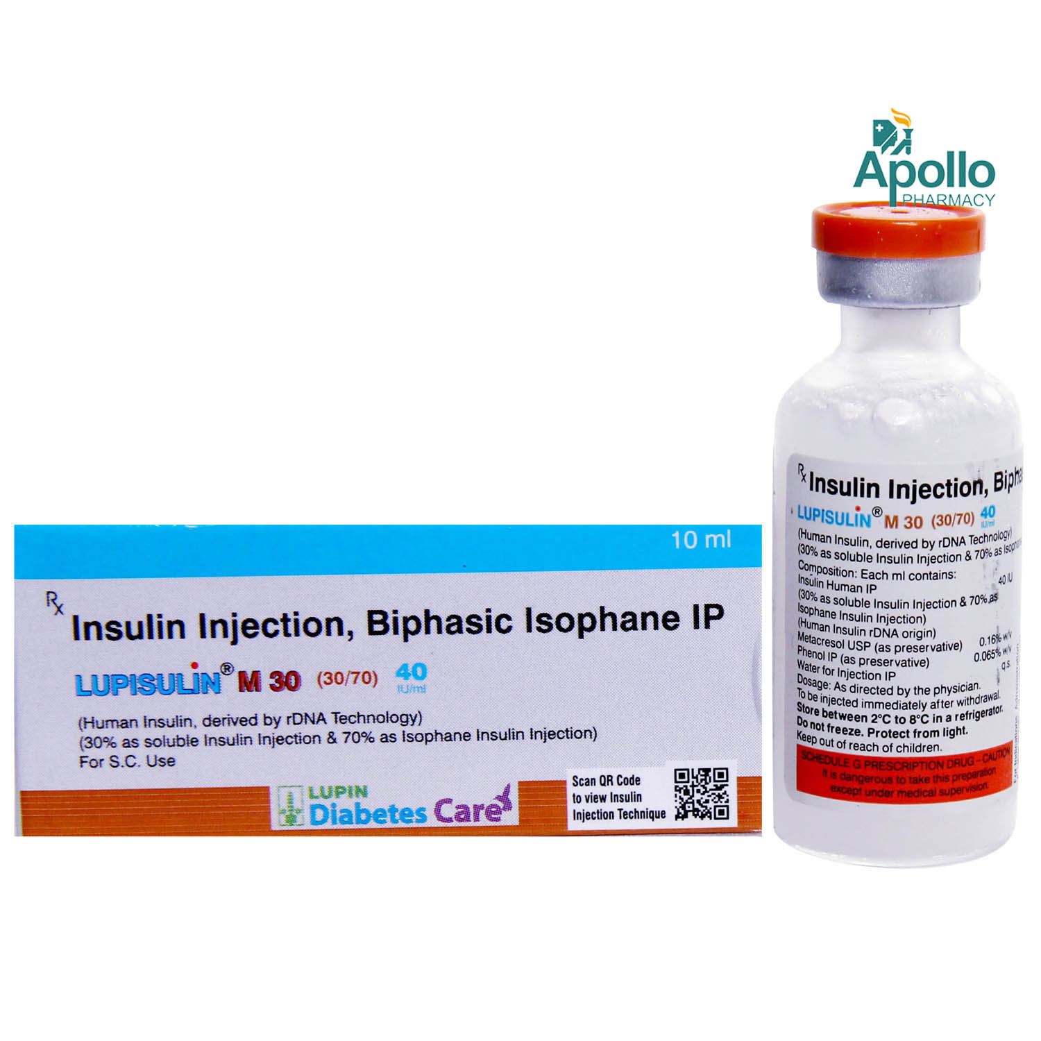 Lupisulin M 30 40IU/ml Injection 10 ml, Pack of 1 INJECTION Lupisulin M 30 40IU/ml Injection 10 ml, Pack of 1 INJECTION