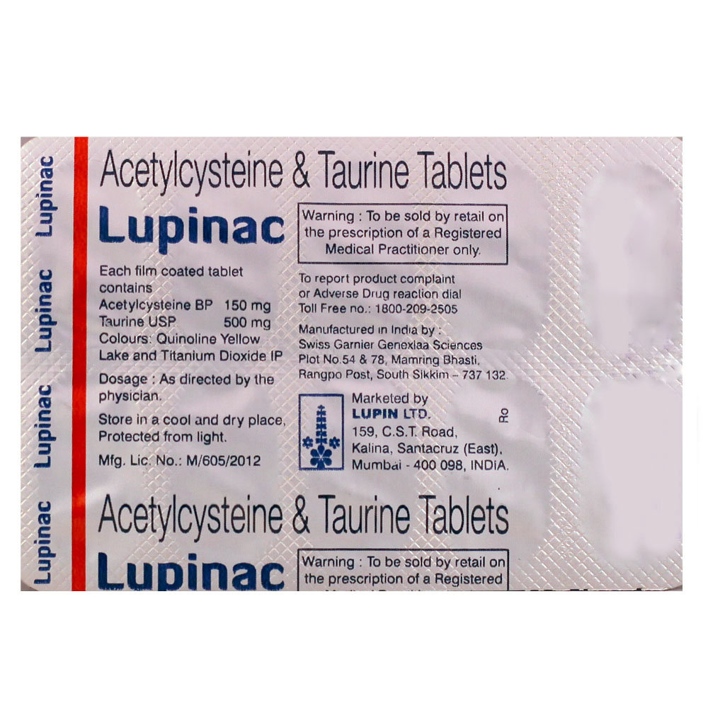 Lupinac Tablet 10's, Pack of 10 TABLETS Lupinac Tablet 10's, Pack of 10 TABLETS