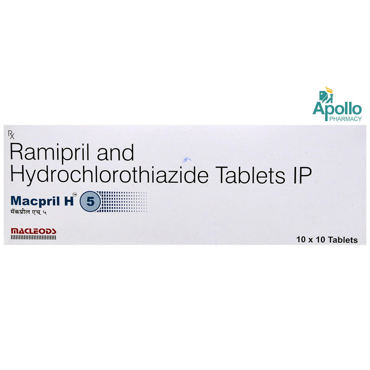 Macpril H 5 Tablet 10's, Pack of 10 Macpril H 5 Tablet 10's, Pack of 10