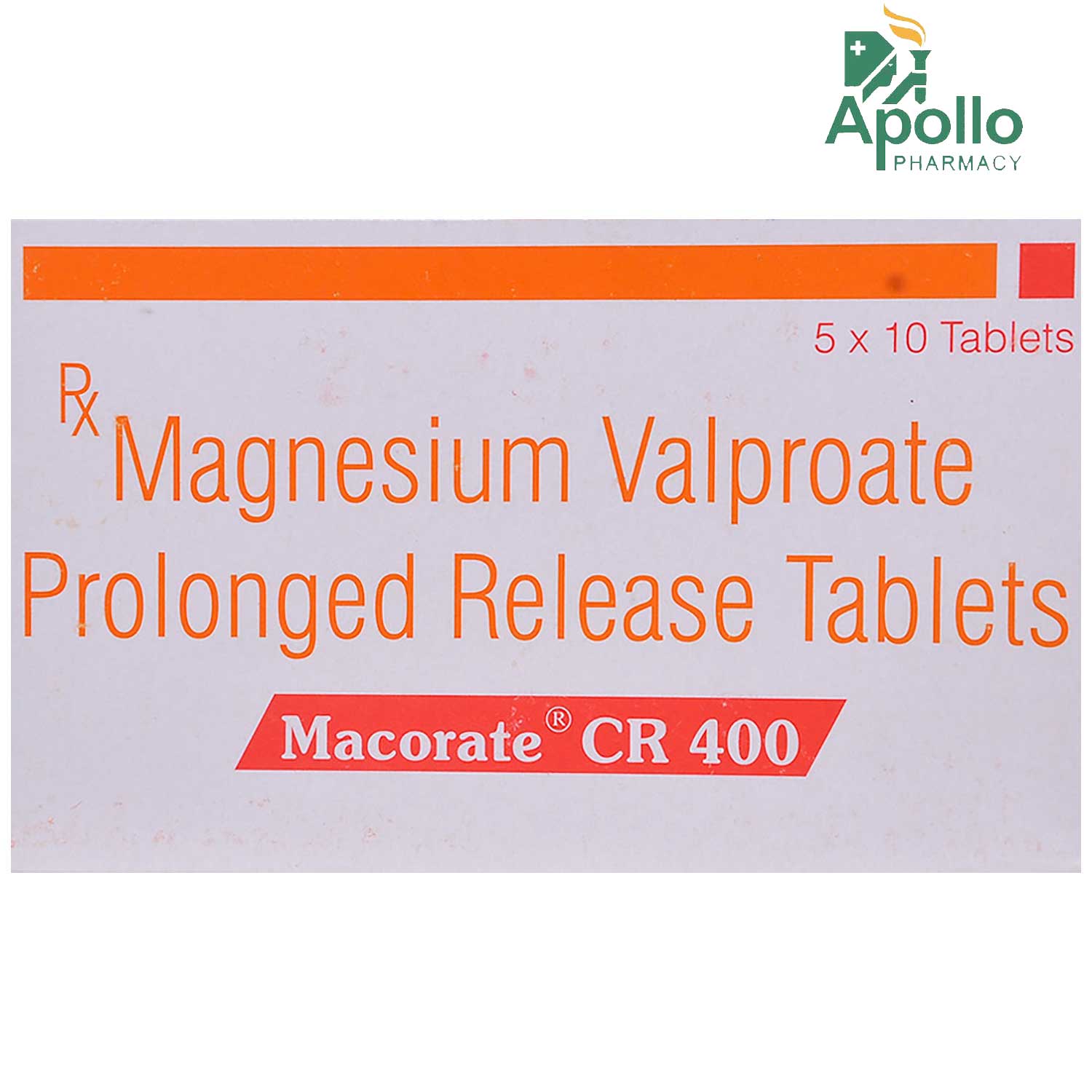 MACORATE CR 400MG TABLET, Pack of 10 TABLETS MACORATE CR 400MG TABLET, Pack of 10 TABLETS