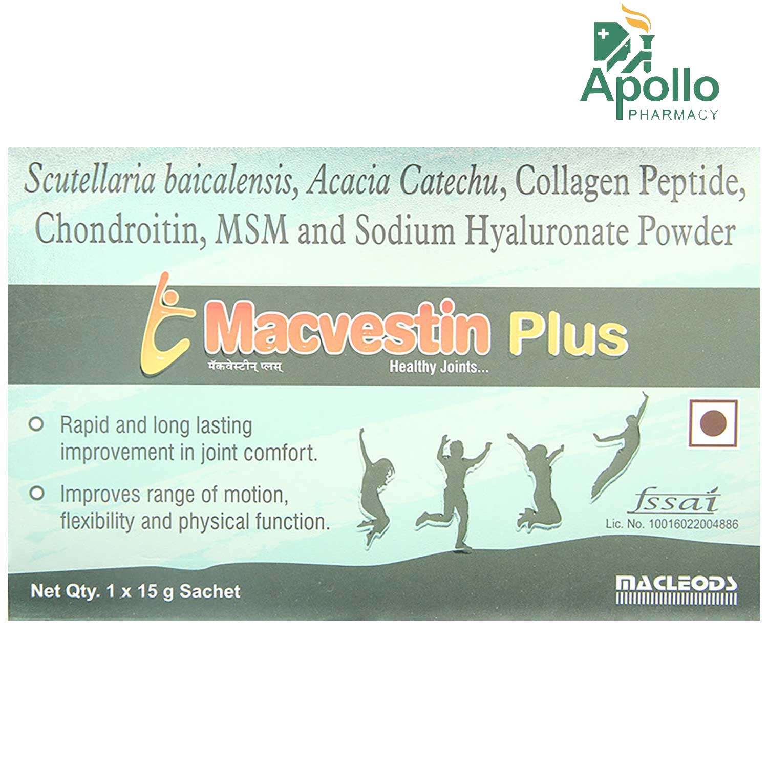Macvestin Plus Sachet 15 gm, Pack of 1 Macvestin Plus Sachet 15 gm, Pack of 1