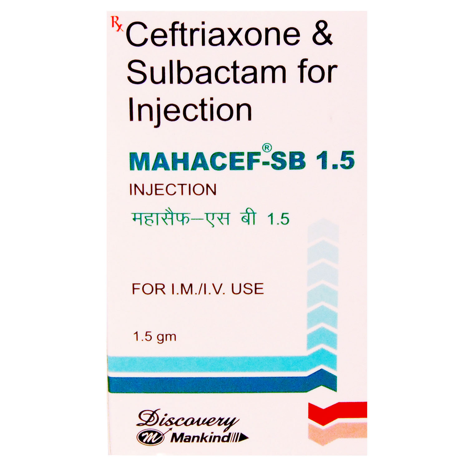 Mahacef SB 1.5gm Injection 1's, Pack of 1 INJECTION Mahacef SB 1.5gm Injection 1's, Pack of 1 INJECTION