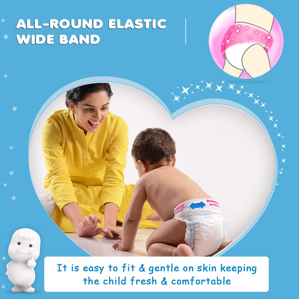 MamyPoko Extra Absorb Diaper Pants New Born, 96 Count, Pack of 1 MamyPoko Extra Absorb Diaper Pants New Born, 96 Count, Pack of 1