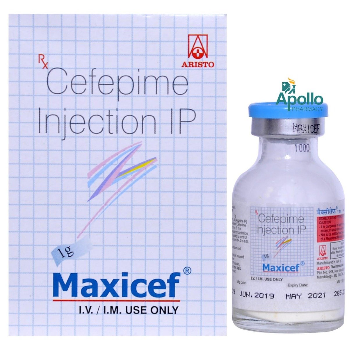 Maxicef 1000mg Injection, Pack of 1 INJECTION Maxicef 1000mg Injection, Pack of 1 INJECTION