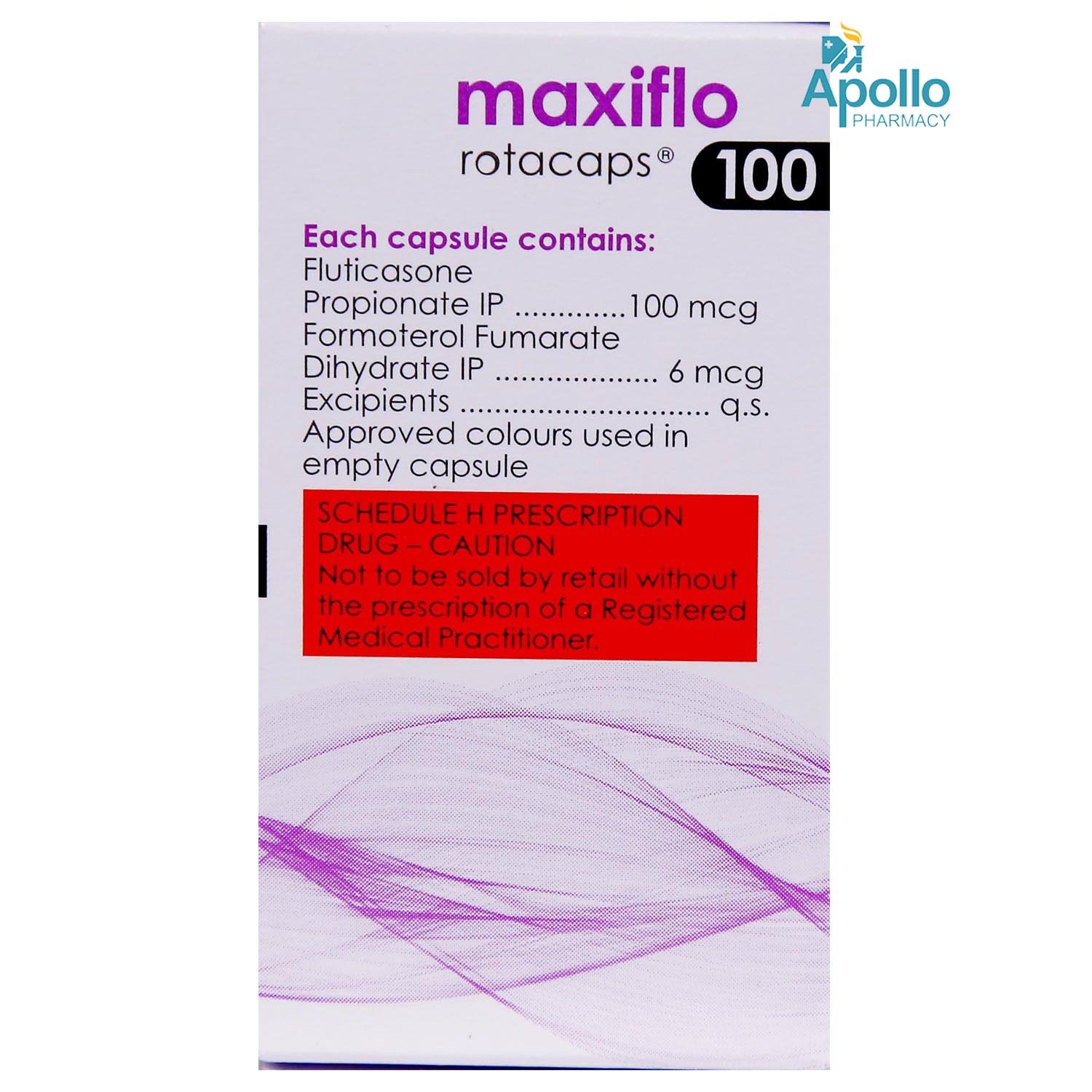 Maxiflo 100 Rotacaps, Pack of 1 ROTACAP Maxiflo 100 Rotacaps, Pack of 1 ROTACAP