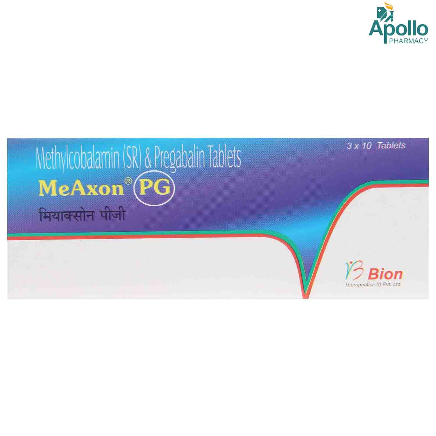 Meaxon PG Tablet 10's, Pack of 10 Meaxon PG Tablet 10's, Pack of 10