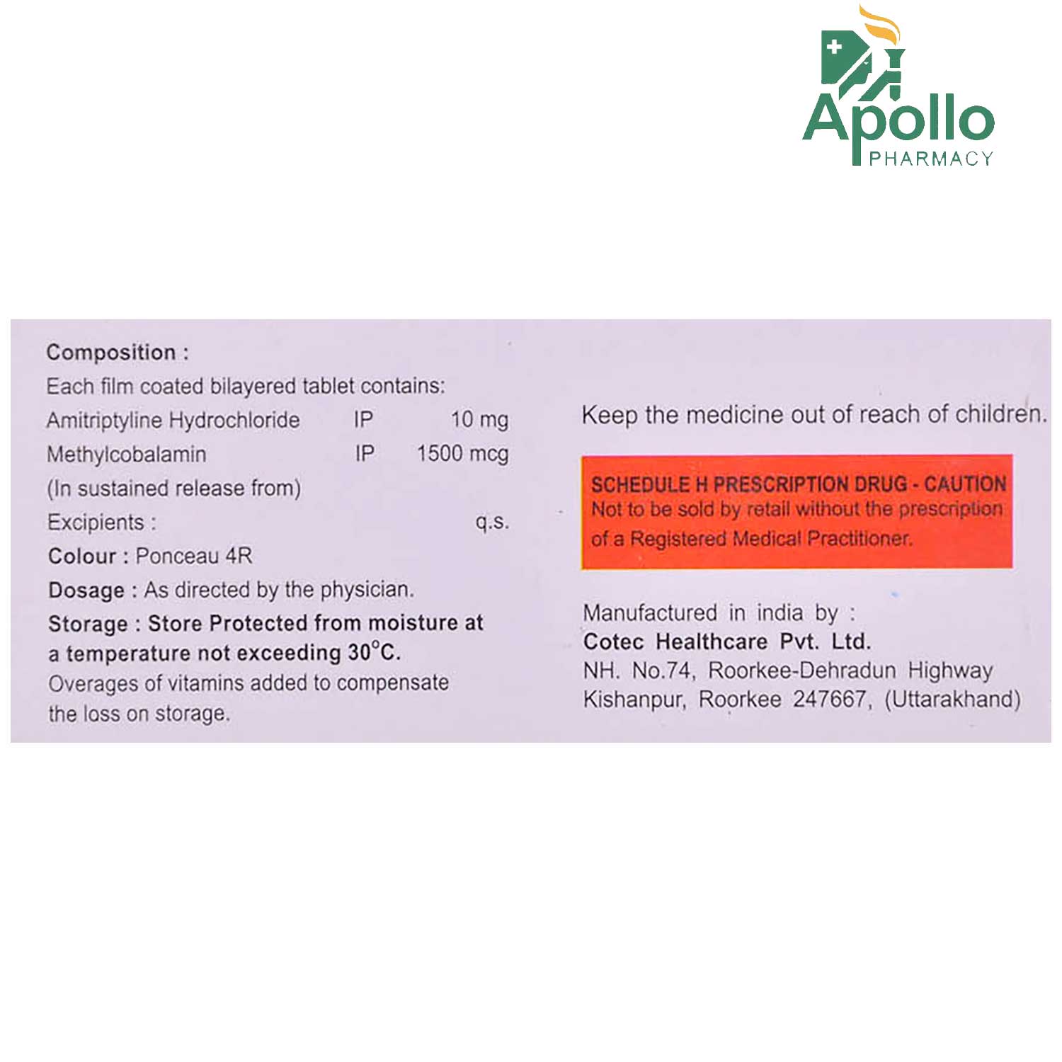 Meaxon AT Tablet 10's, Pack of 10 TabletS Meaxon AT Tablet 10's, Pack of 10 TabletS