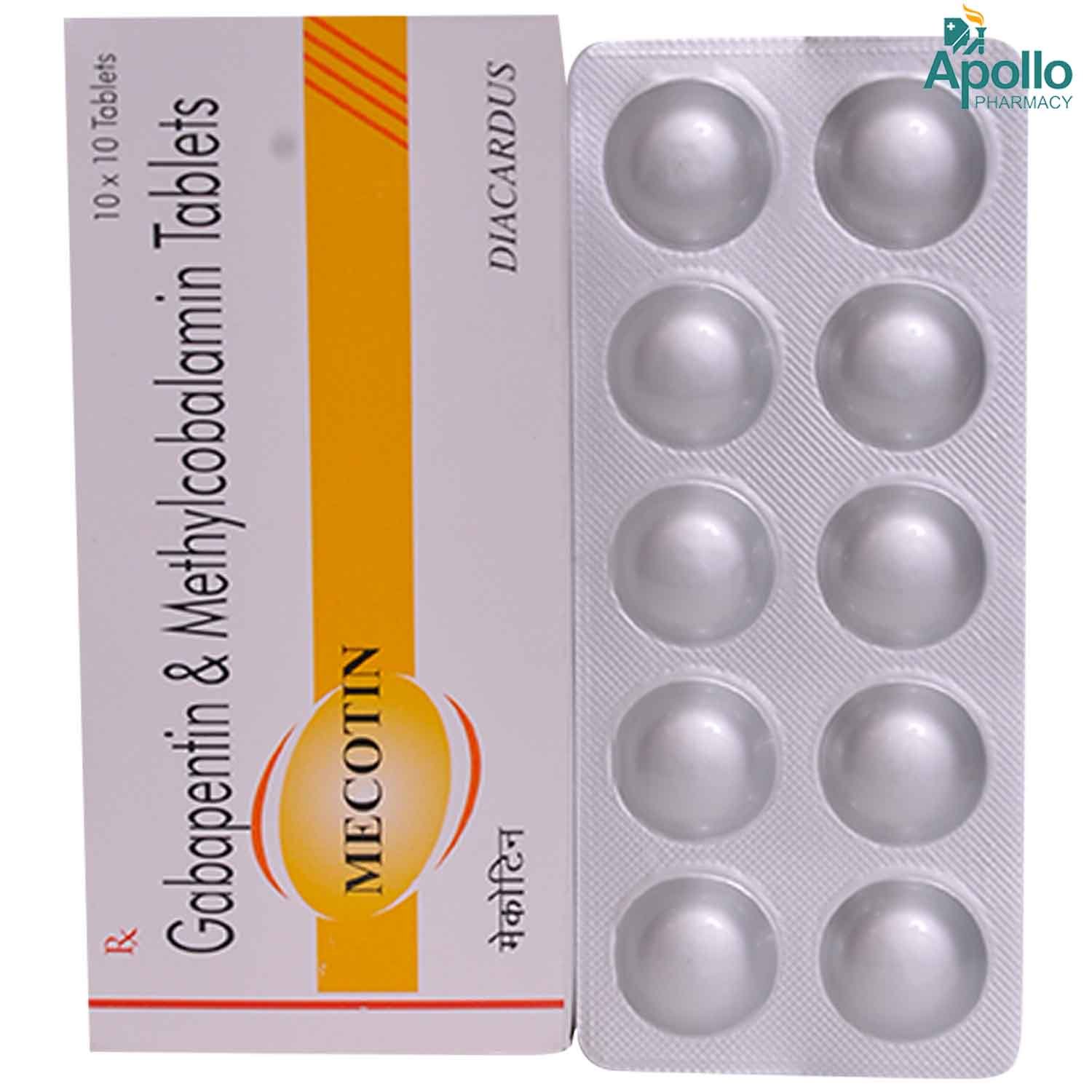 Mecotin Tablet 10's, Pack of 10 TABLETS Mecotin Tablet 10's, Pack of 10 TABLETS