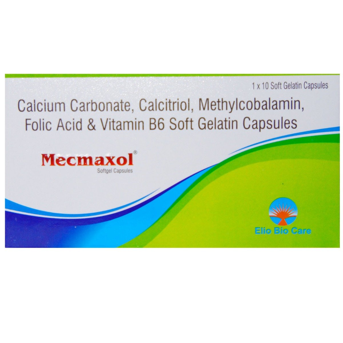 Mecmaxol Softgel Capsule 10's, Pack of 10 CapsuleS Mecmaxol Softgel Capsule 10's, Pack of 10 CapsuleS